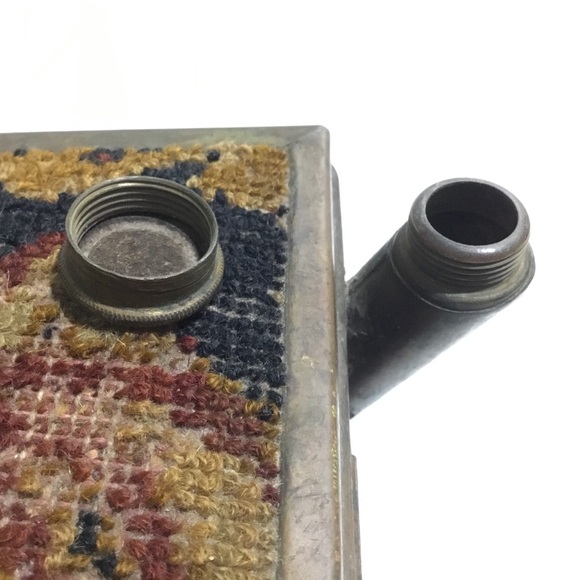 Vintage unique French foot warmer with tapestry - Picture 10 of 13